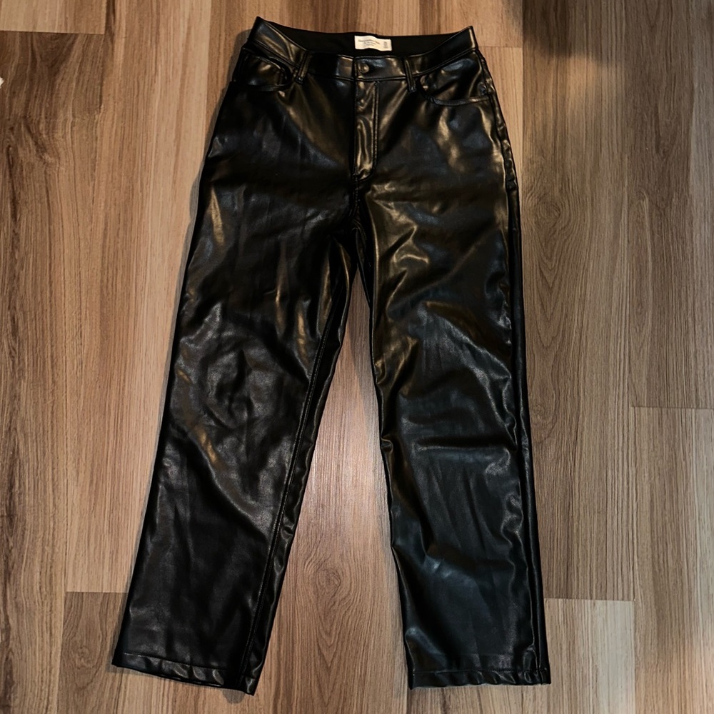 Abercrombie Vegan Leather Pants